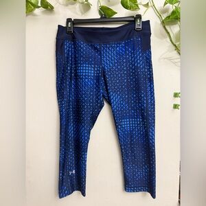 Under Armor women’s Navy and Blue Patterned Leggings